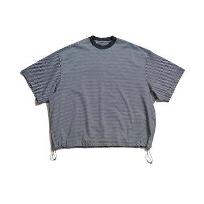 is-ness BALLOON BORDER SHORT SLEEVE T-SHIRT