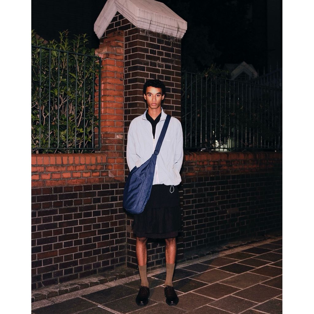 F/CE. TEXTURED TWILL SHOULDER TOTE