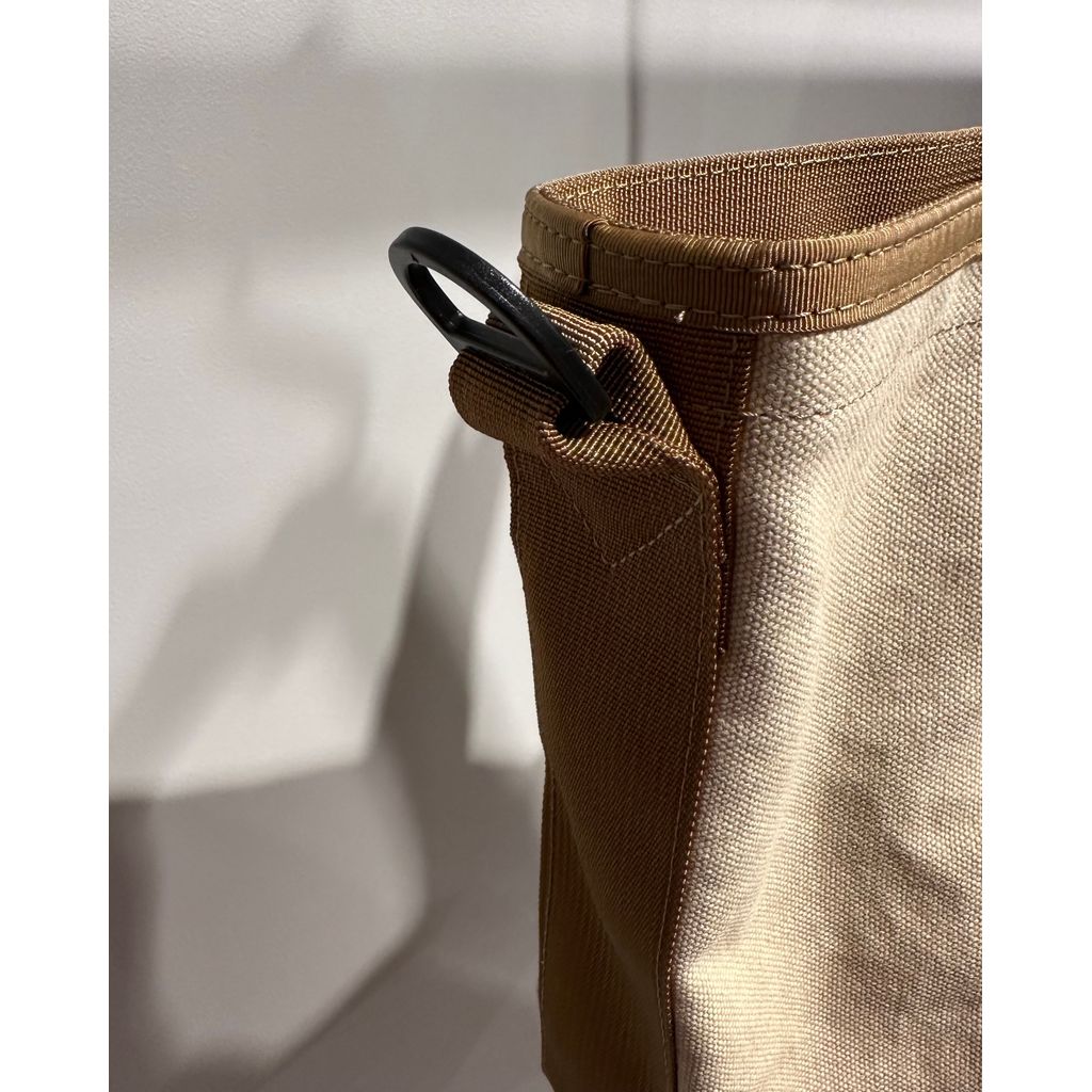 COMME des GARCONS HOMME 「BRIEFING」W-NAME COTTON CANVAS BAG（BEIGE）