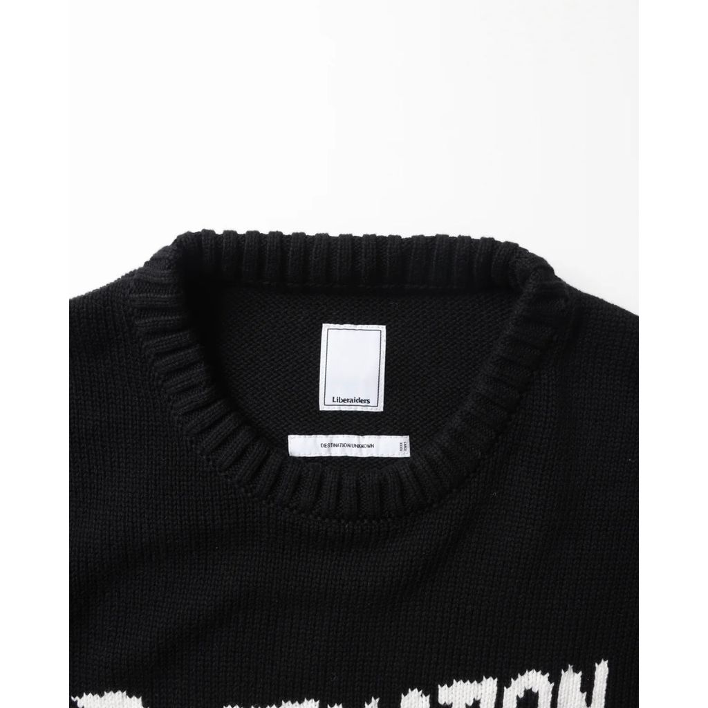 Liberaiders THUNDER LOGO KNIT SWEATER