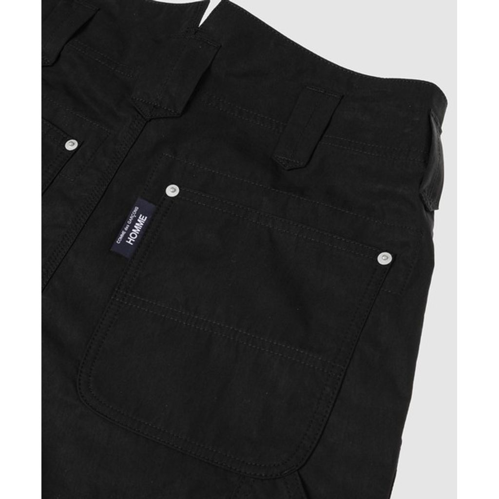 COMME des GARCONS HOMME  COMME des GARCONS HOMME コットンエステルウェザー　ワークパンツ（BLACK）