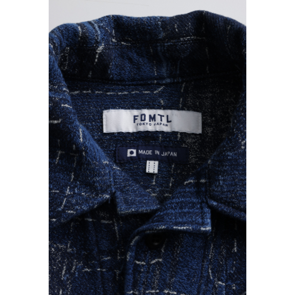 FDMTL FA26SH41JR BORO JACQUARD SHIRT JACKET RINSE