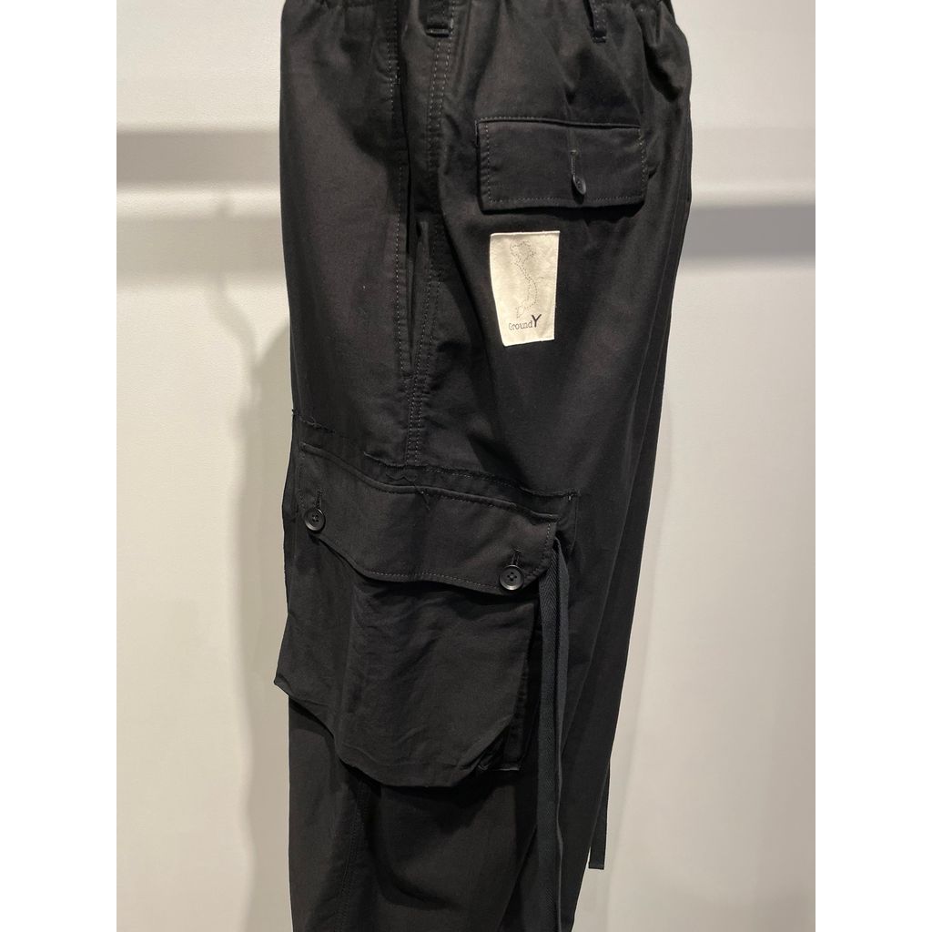 Ground Y COTTON TWILL STANDARD RIBBED HEM CARGO