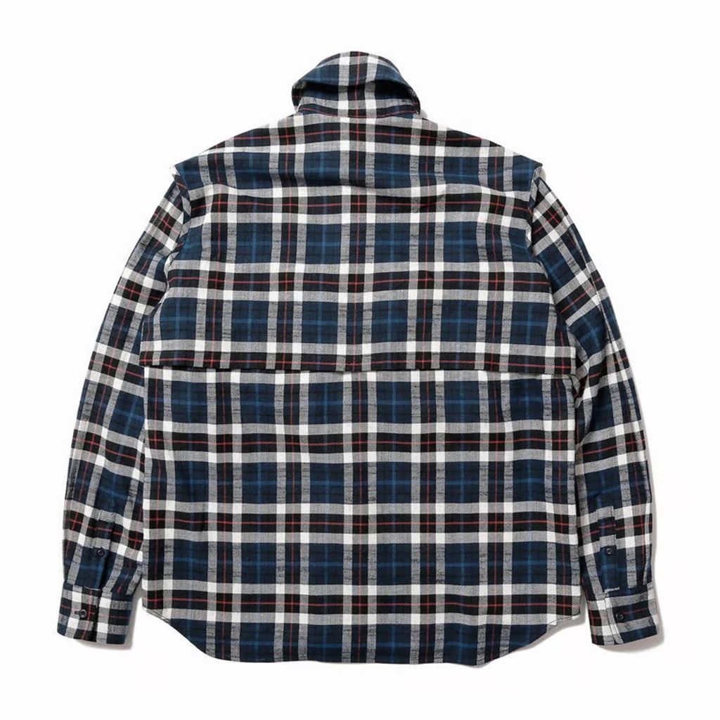 HOMBRE NINO PLAID MULTI POCKET SHIRT