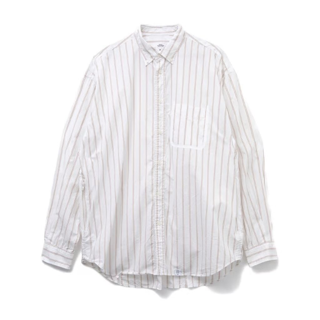 BEDWIN & THE HEARTBREAKERS L/S STRIPE BIG SHIRT "EWAN"