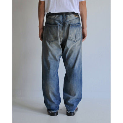 ANACHRONORM HARD REMAKED REGULAR TAPERED 5P PANTS INDIGO (REMAKE)