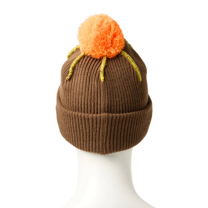 NEW ERA ポンポンニット Powered by GORO NAKATSUGAWA（MIN-NANO） ブラウン