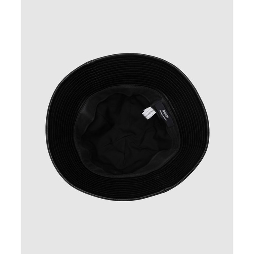 COMME des GARCONS HOMME SYNTHETIC LEATHER SAILOR HAT（Black）