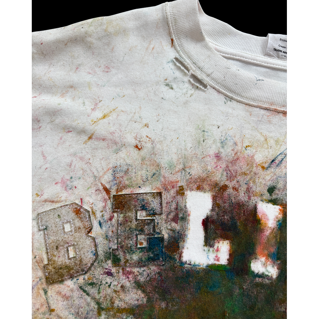 TALKING ABOUT THE ABSTRACTION  BELIVE PAINT TEE