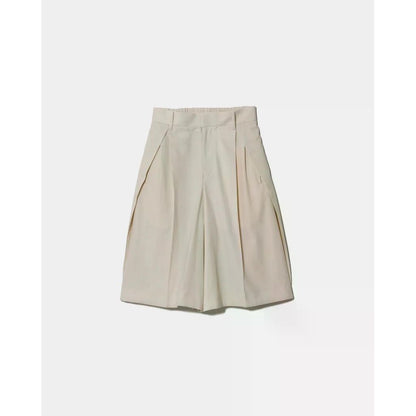 beautiful people  high twist gabardine three tuck shorts