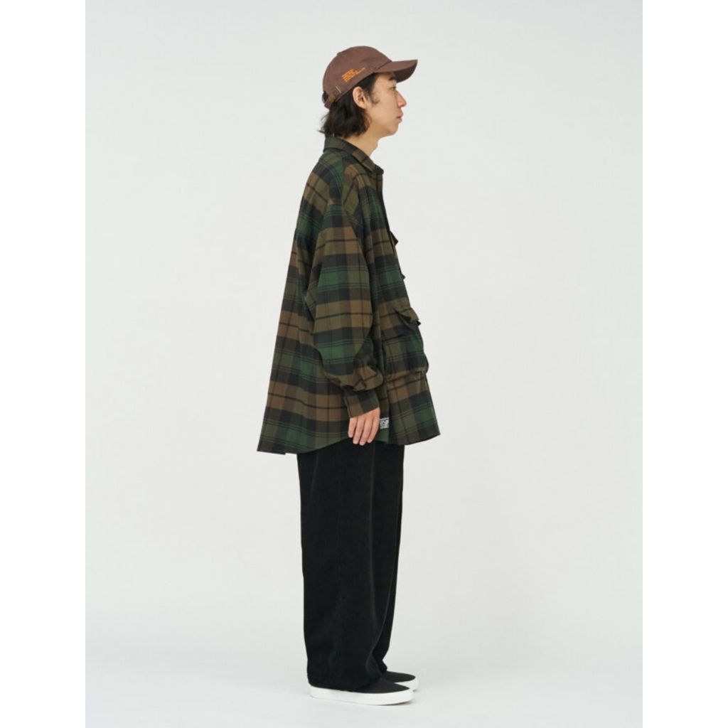 FreshService "FLANNEL CHECK MULTI POCKET SHIRT"