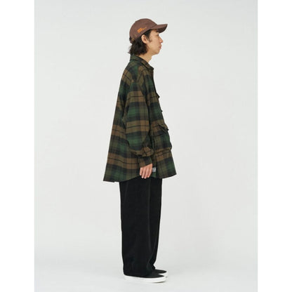FreshService "FLANNEL CHECK MULTI POCKET SHIRT"