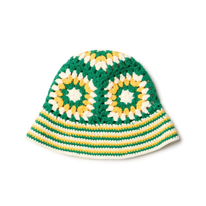 NEW ERA クロシェ ニットバケット グリーン/イエロー/ホワイト 14667697