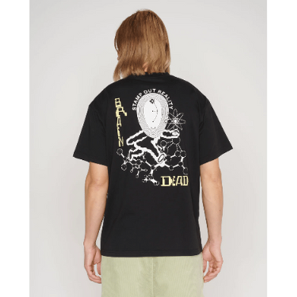 BRAIN DEAD HIDDEN TECH T-SHIRT - BLACK