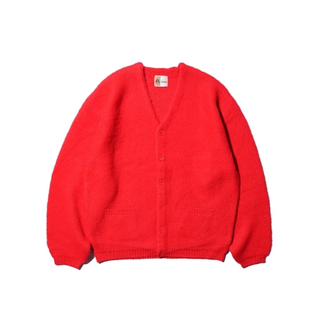 TOWNCRAFT mohair shaggy cardigan