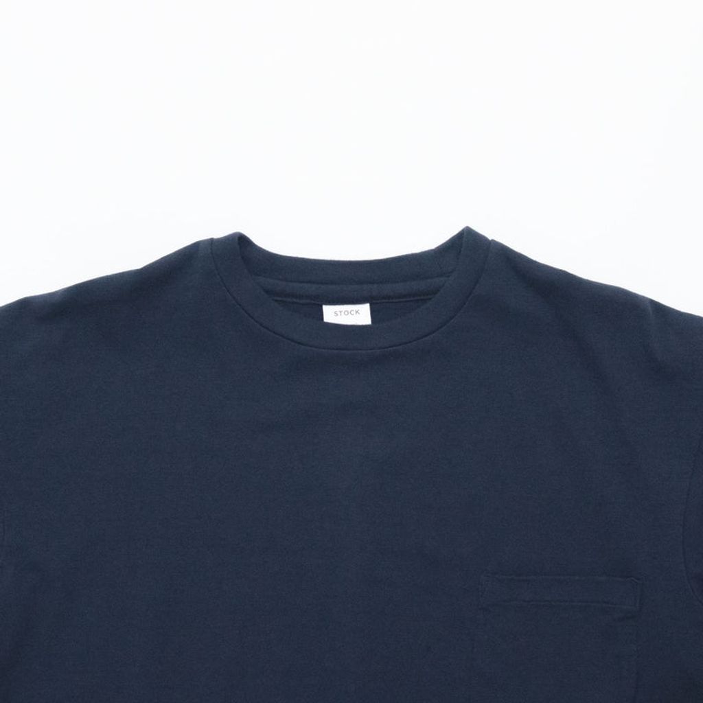 YAECA STOCK  Short Sleeve Tubular T-shirts With Pocket