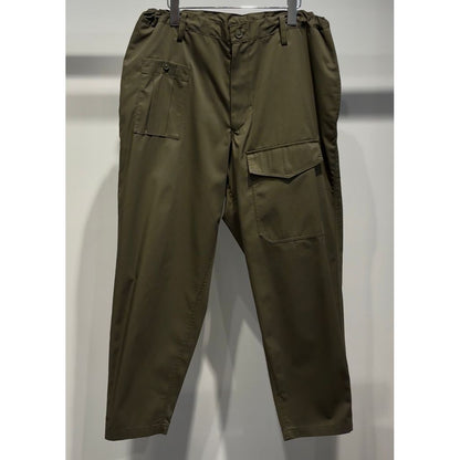 Y's for men T/C TWILL PANTS WITH SIDE SEAM TUCK（KAHKI）