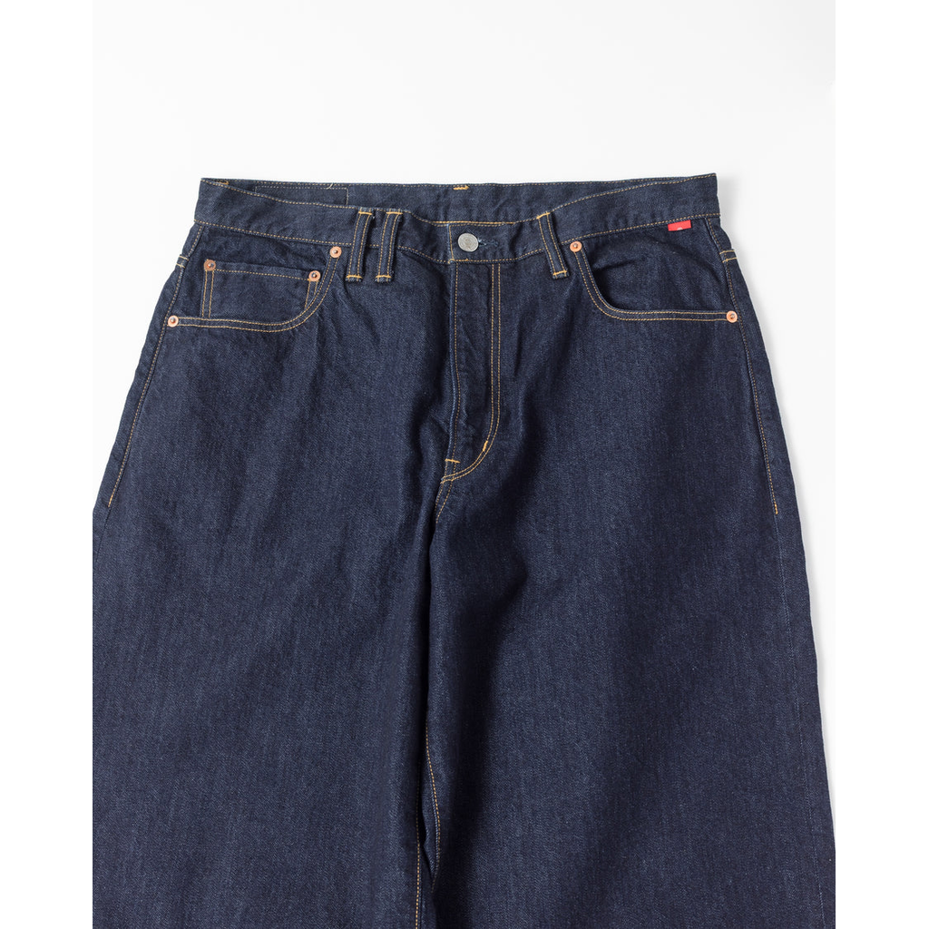 ANACHRONORM  WIDE 5P DENIM PANTS INDIGO