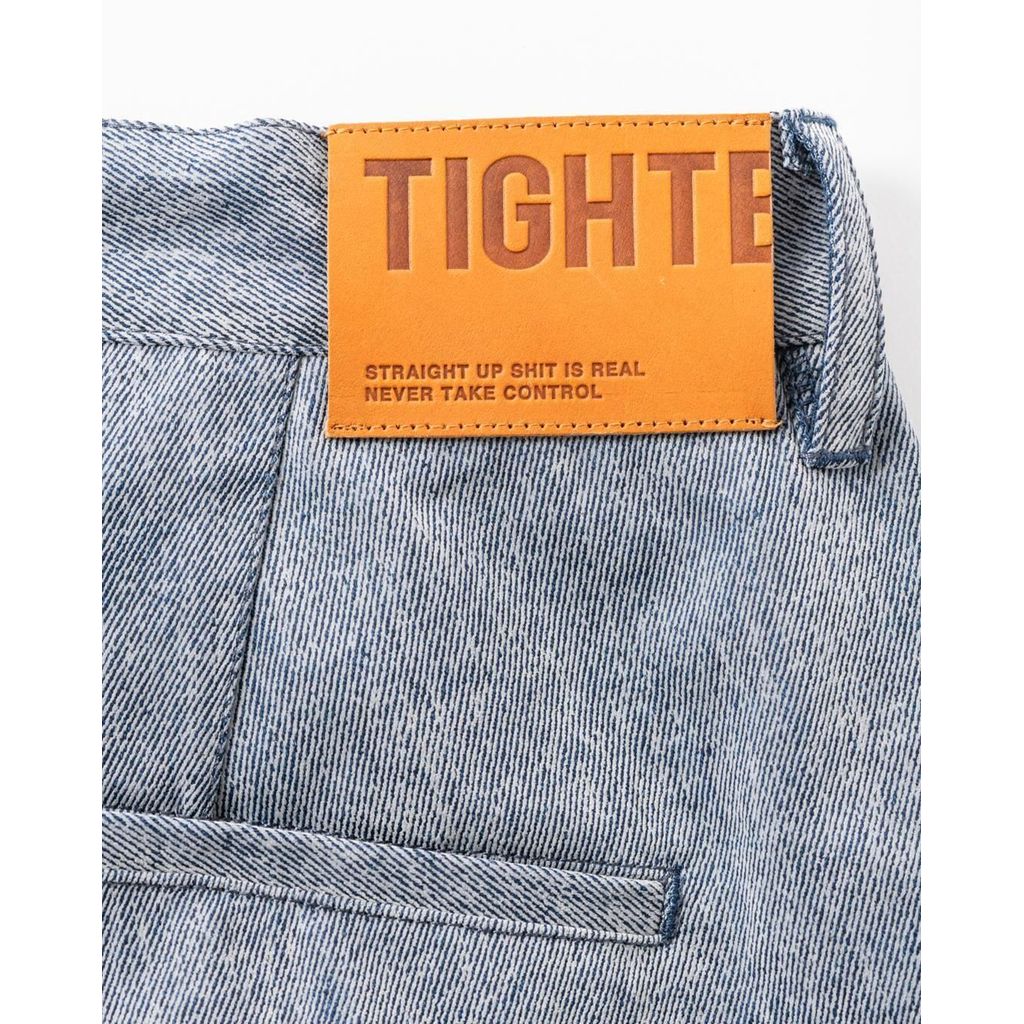 TIGHTBOOTH FLOCKY DENIM BALLOON PANTS