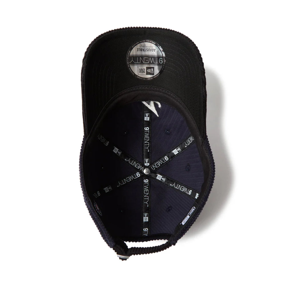 NEW ERA   9TWENTY Corduroy コーデュロイ アトランタ・ブレーブス ネイビー ブラックバイザー
