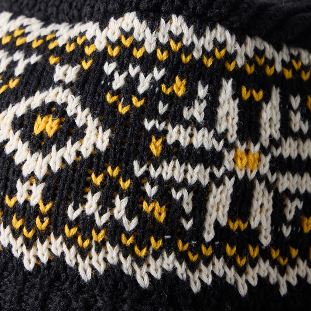 NEW ERA ニットバケット Powered by GORO NAKATSUGAWA（MIN-NANO） ノルディック ブラック