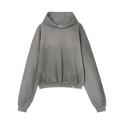 MAGIC STICK 2 Tone Comfort Hoodie (STEEL GREY with SPRAY)
