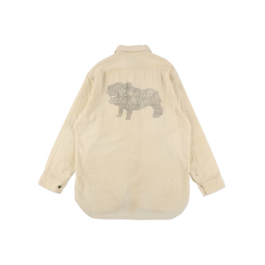 BOW WOW THE BOW WOW JOURNAL GAUZE SHIRT AGED