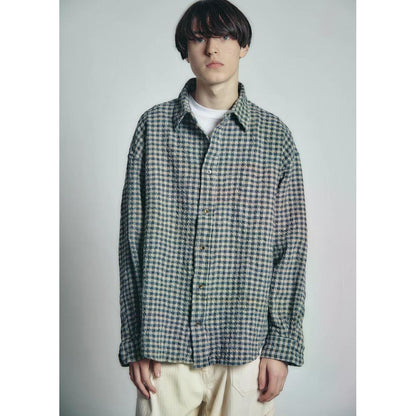 is-ness Ripple Check Shirt
