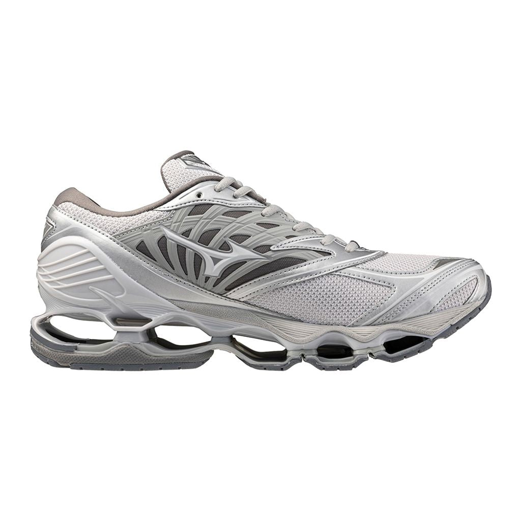 MIZUNO WAVE PROPHECY LS(ライトグレー×シルバー×ホワイト)