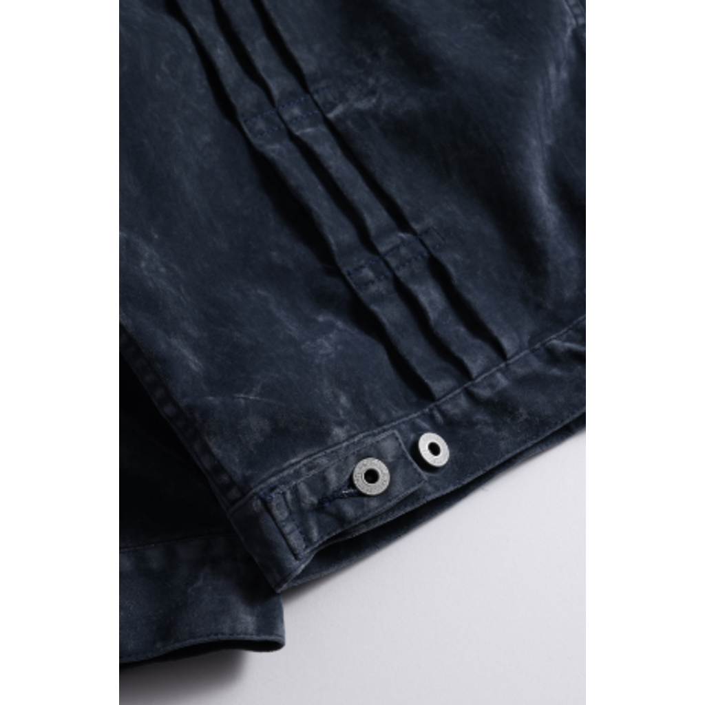 FDMTL FA26JK54R FLOCK LEATHER JACKET RINSE