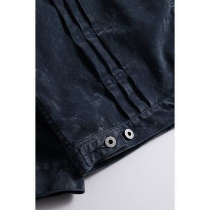 FDMTL FA26JK54R FLOCK LEATHER JACKET RINSE