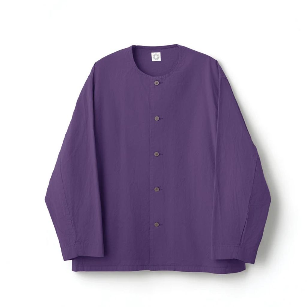 ORCIVAL OR-B0495 Twill Dump Collarless Shirt 26AW