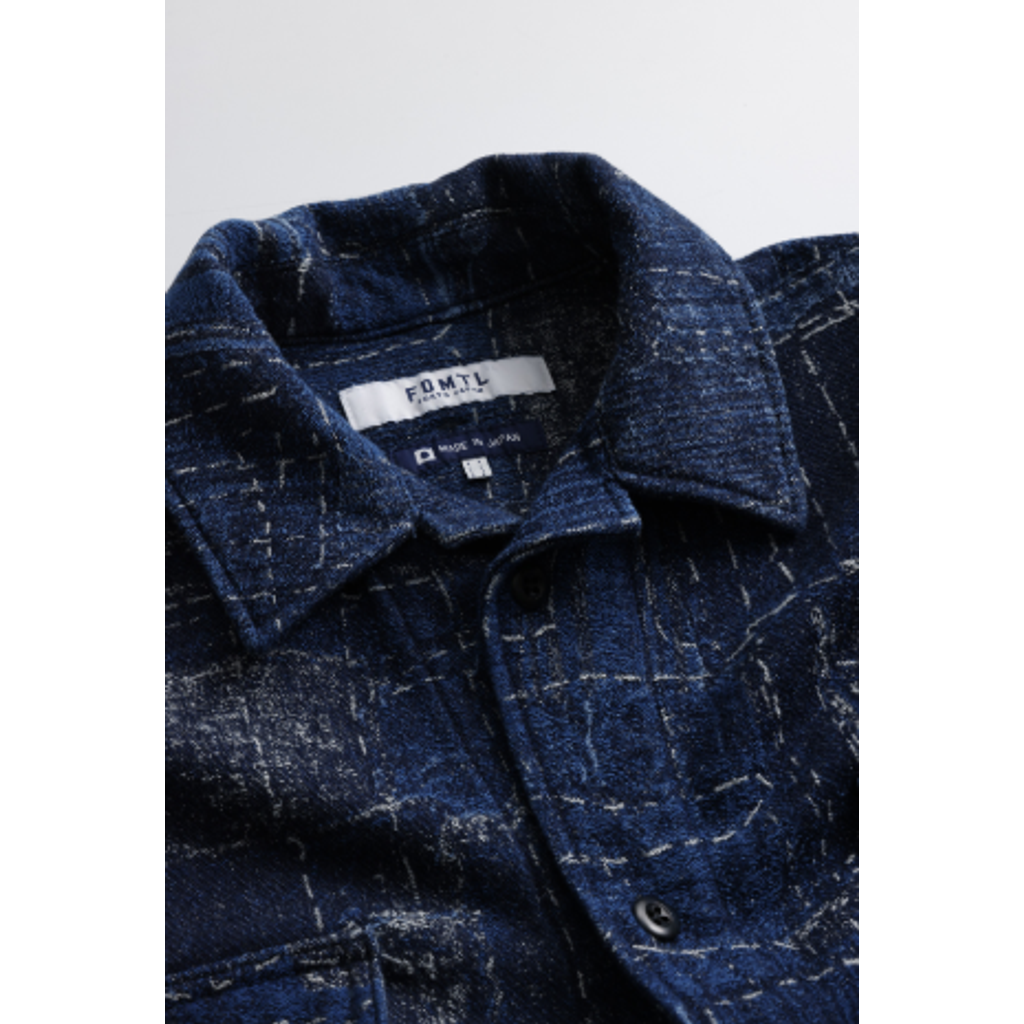 FDMTL FA26SH41JR BORO JACQUARD SHIRT JACKET RINSE