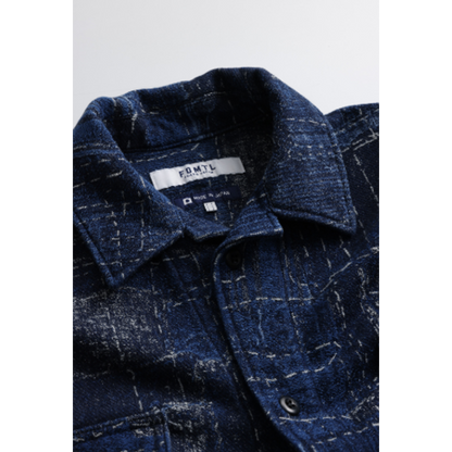 FDMTL FA26SH41JR BORO JACQUARD SHIRT JACKET RINSE