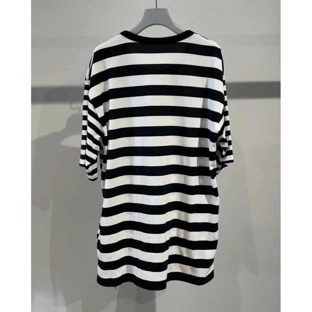 Ground Y DIFFERENT LINES BORDER JERSEY GYLOGO TYPE-C GRAPHIC PRINT T-SHIRT