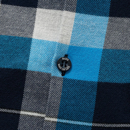 RATS COTTON RAYON CHECK SHIRT