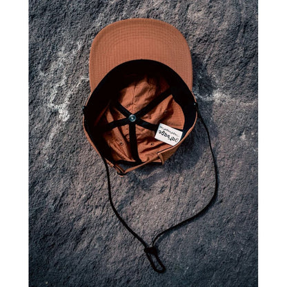GARBAGE INDUSTRIES  SOFT BRIM 6 PANEL CAP w/ CHIN STRAP (OFFLINE)