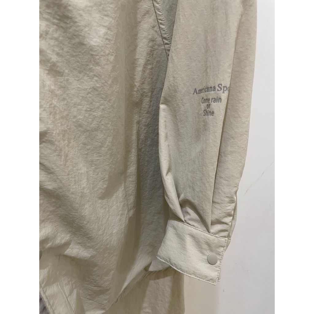 Americana アメリカーナ ナイロン ビッグシャツ AL-M-438