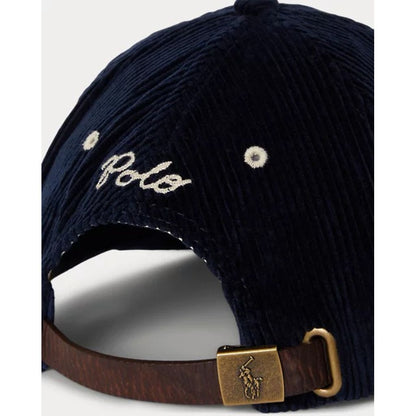 POLO RALPH LAUREN NY パッチ コーデュロイ ボール キャップ