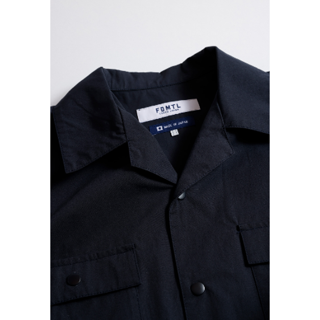 【予約商品】FDMTL FA26SH26C-NV ZIP KYTE S/S SHIRT