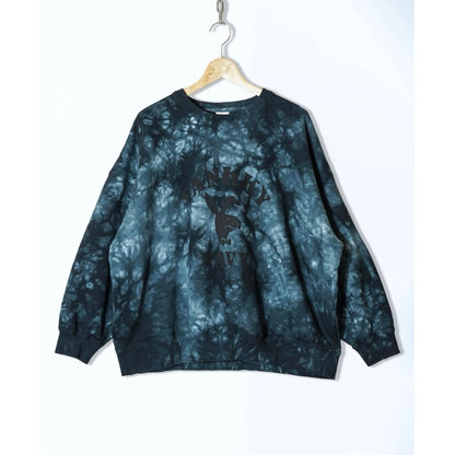 ANDFAMILYS Tie-dye CN Sweat-Kicked Bunny-