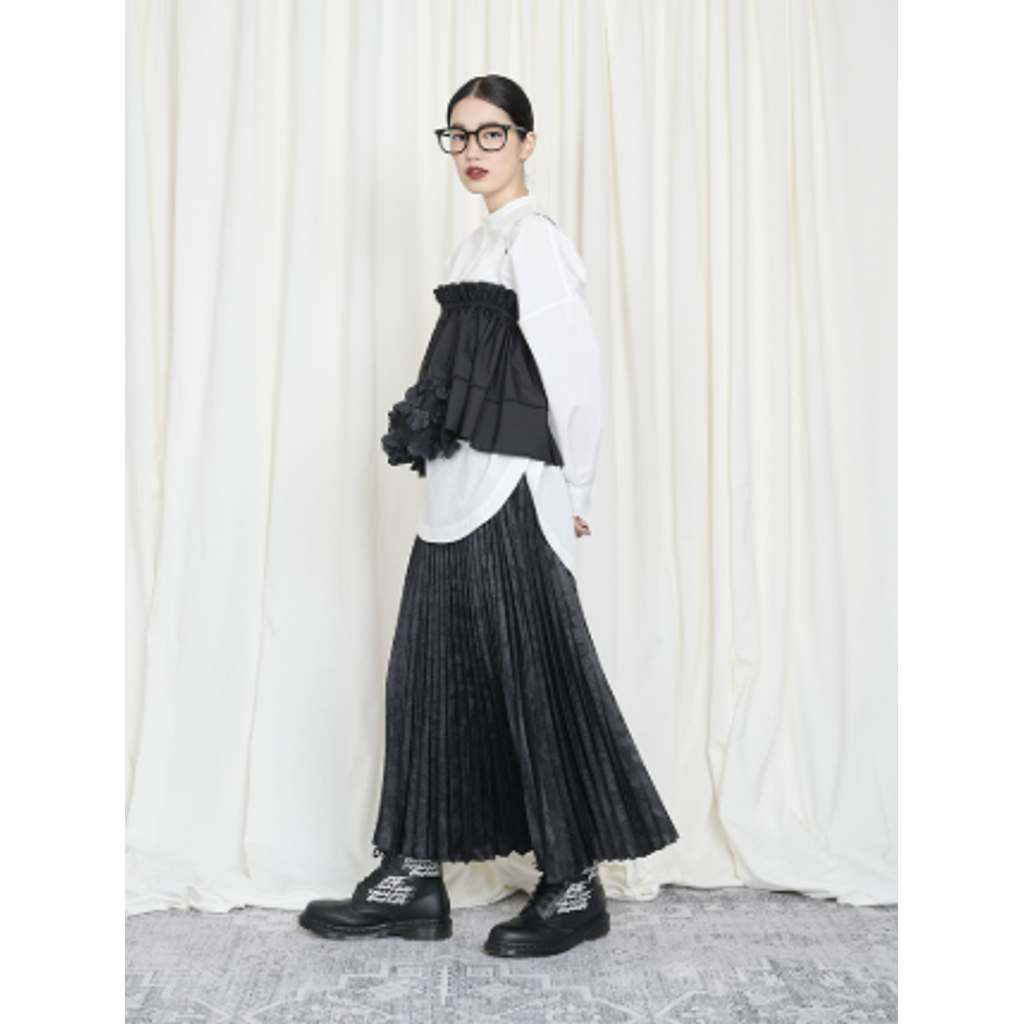 THOMAS MAGPIE Paisley pleats skirt