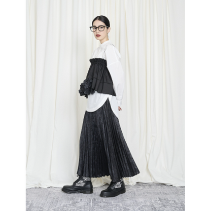 THOMAS MAGPIE Paisley pleats skirt