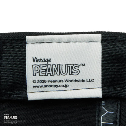 NEW ERA 9TWENTY Vintage PEANUTS ピーナッツ GOLF スヌーピー ウッドストック ブラック 14865329