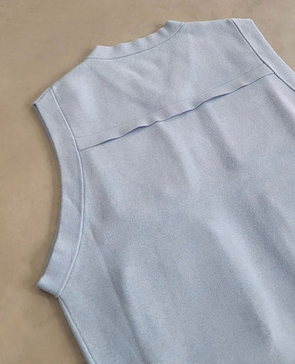 VOO × AMBERGLEAM Fisherman Knit Vest