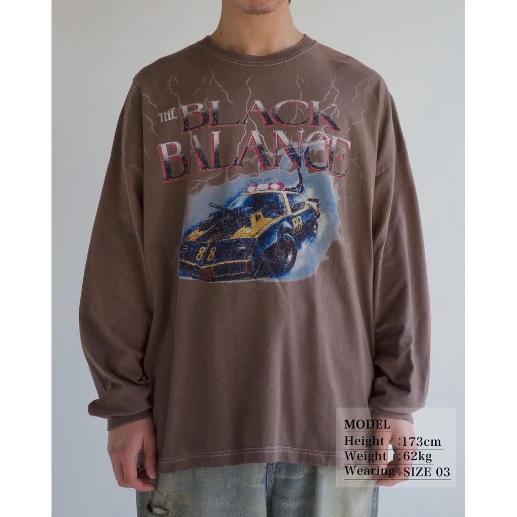 ANACHRONORM DYED CUSTOM CAR GRAPHIC L/S T-SHIRTS DUSTY