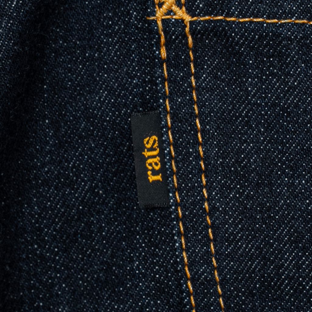 RATS DARK INDIGO DENIM PANTS RIGID