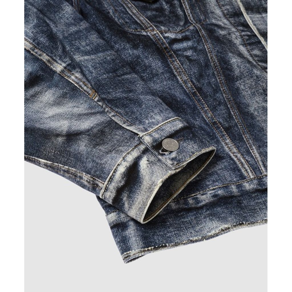eYe JUNYA WATANABE MAN 『BerBerJin』『Levi's』70505 TRIPLE NAME DENIM PRINT JACKET