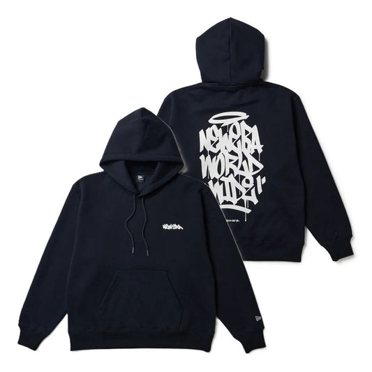 NEW ERA オーバーサイズド スウェット プルオーバー フーディー Tagging Logo ブラック 15129316