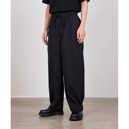 MARKA 2/72 WASHER WOOL TROPICAL COCOON WIDE EASY PANTS